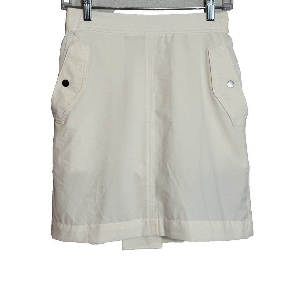Athleta Vienna Cargo Skort Off White/Cream Women Size 4 Golf/Athleisure